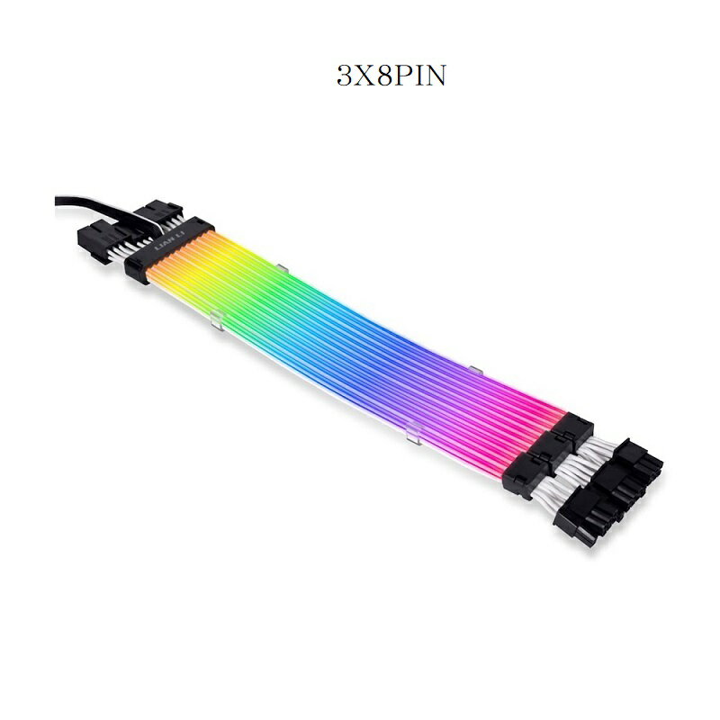 【最高現折268】LIAN LI 聯力 Strimer PLUS V2 3X8PIN RGB排線/延長線