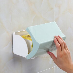 ）衛生間紙巾盒防水免置打孔廁所浴室紙巾架洗間衛手生抽卷紙盒物