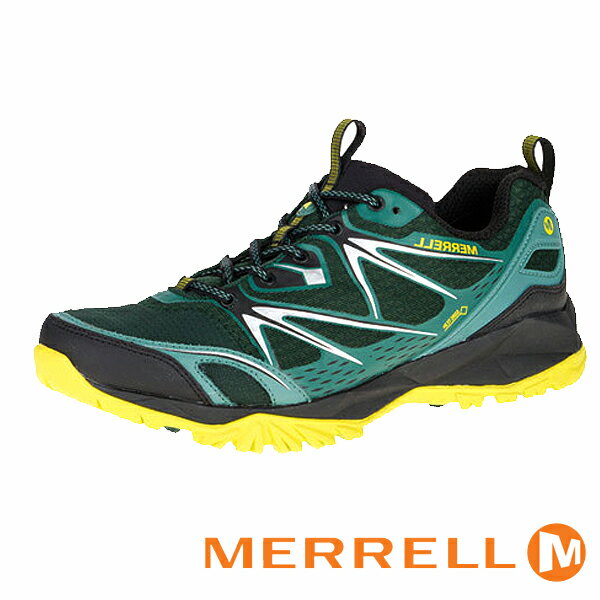 【MERRELL 促銷6折】MERRELL  CAPRA BOLT GORE-TEX 綠 男款 登山鞋健行鞋 戶外休閒 ML35725