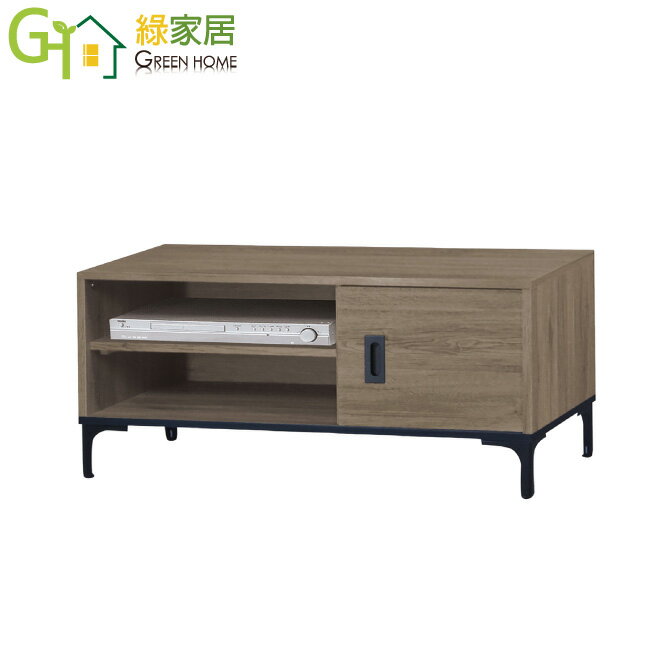 APP下單享點數4%｜【綠家居】多力3尺單門電視櫃(四色可選)