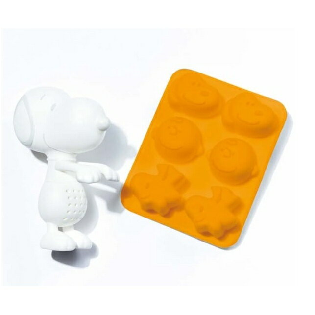 【JOKO JOKO】日本 PEANUTS Snoopy 泡茶人偶 + 矽膠製冰模