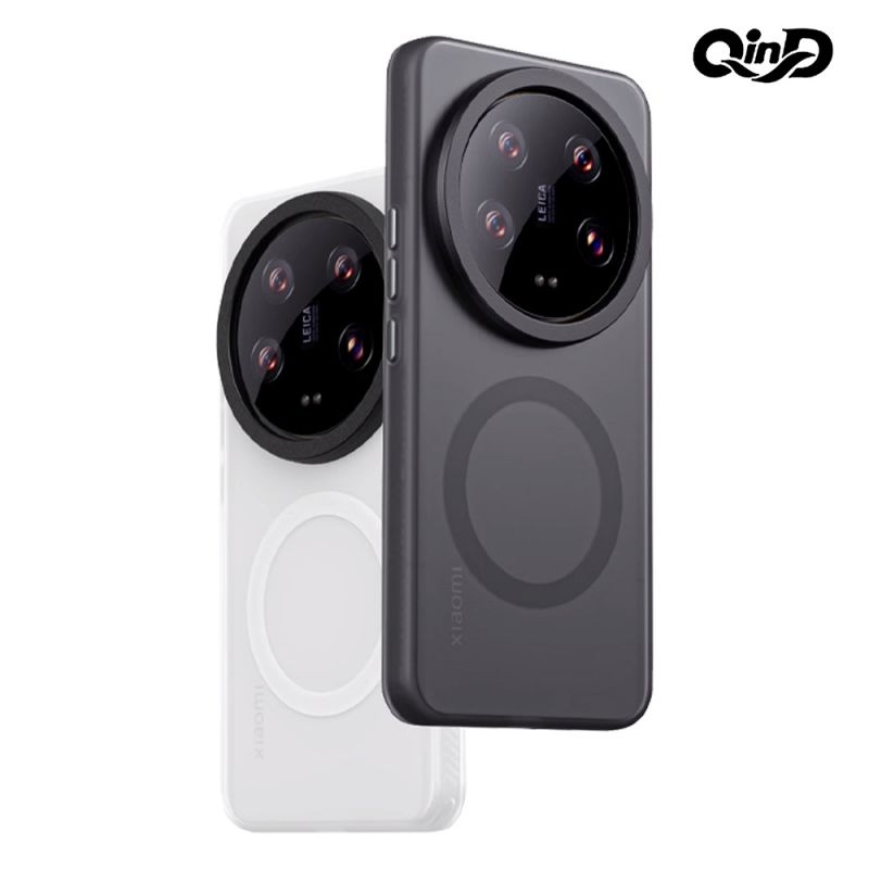 QinD Xiaomi 小米 15 Ultra 5G 隱砂磁吸保護殼 手機殼 保護套 霧面殼 磨砂殼 磁吸殼 支援 MagSafe