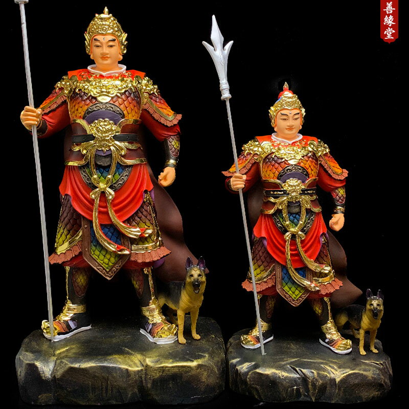 二郎神楊戩二郎真君樹脂神像華光大帝佛像馬王爺馬天君像道教擺件