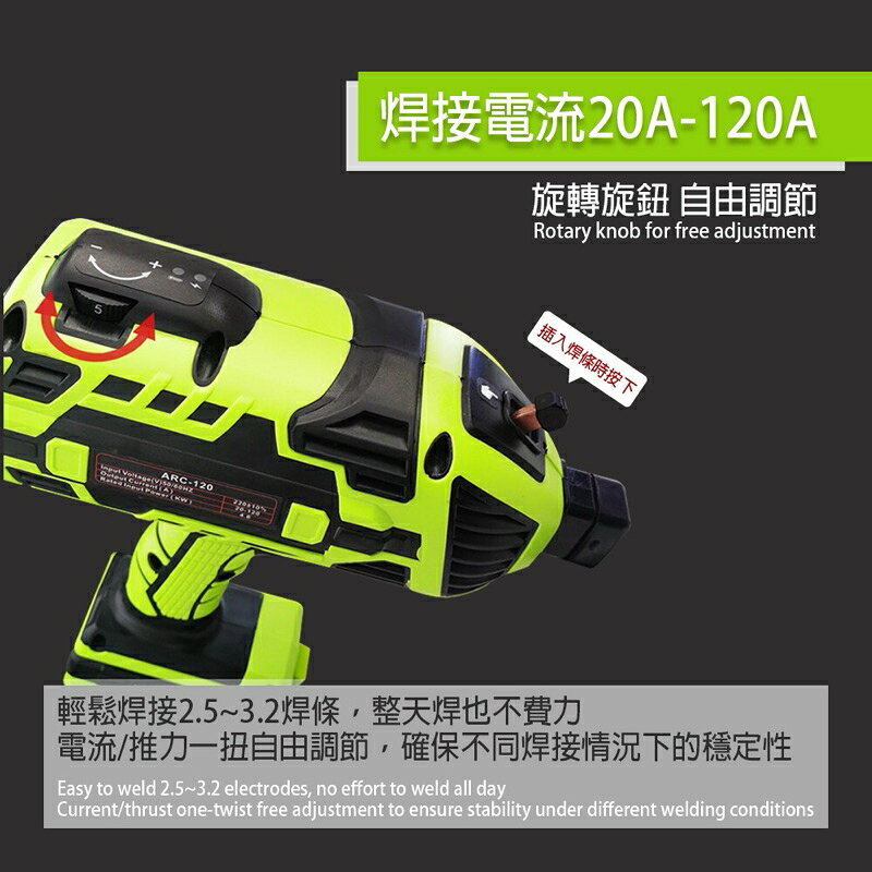 HANLIN-AC120 手持電焊機 110V 智能便攜焊接機 5