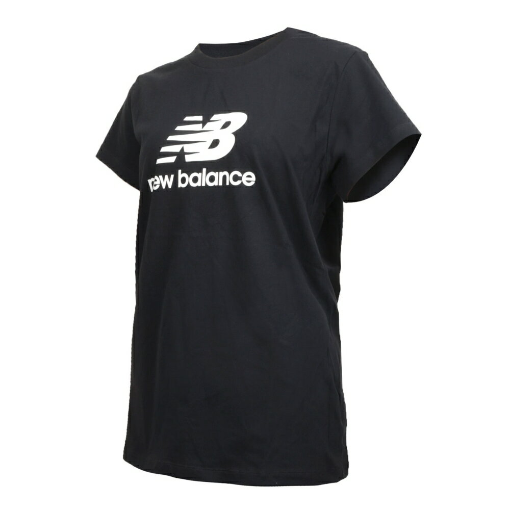 NEW BALANCE 女短袖T恤(休閒 上衣 慢跑 NB「WT31546BK」≡排汗專家≡