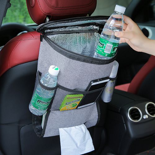 ✤宜家✤汽車多功能椅背置物袋 車用保溫包 保冰包 椅背袋 紙巾收納袋