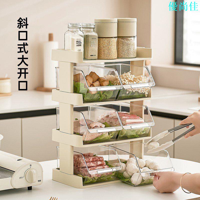 吧臺飲品收納置物架廚房備菜桌上置物架多層收納防塵零食咖啡架