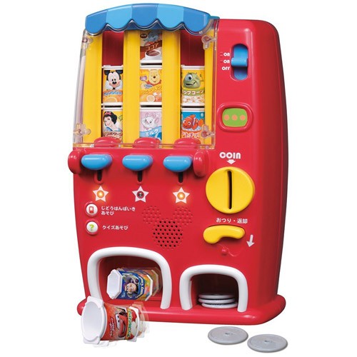 【Fun心玩】DS84536 麗嬰 多美 TOMY Disney 迪士尼 自動販售機 日語 英語 多美 兒童 教育