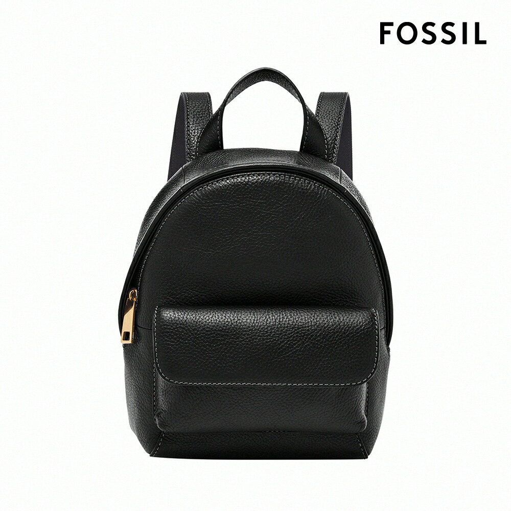 送禮首選★FOSSIL Blaire 真皮迷你後背包-黑色 ZB1987001【美國時尚品牌】 附防塵袋+提袋【全館滿額折價★FOSSIL全系列包夾送美妝蛋】