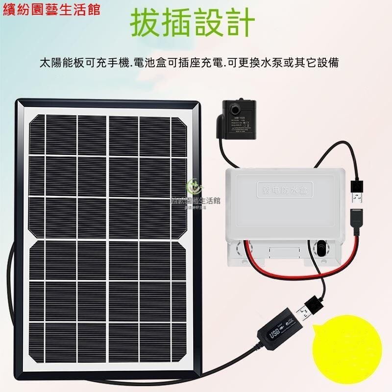 太陽能水泵USB小型魚缸靜音無刷抽水泵潛水循環冷卻微型水培直流