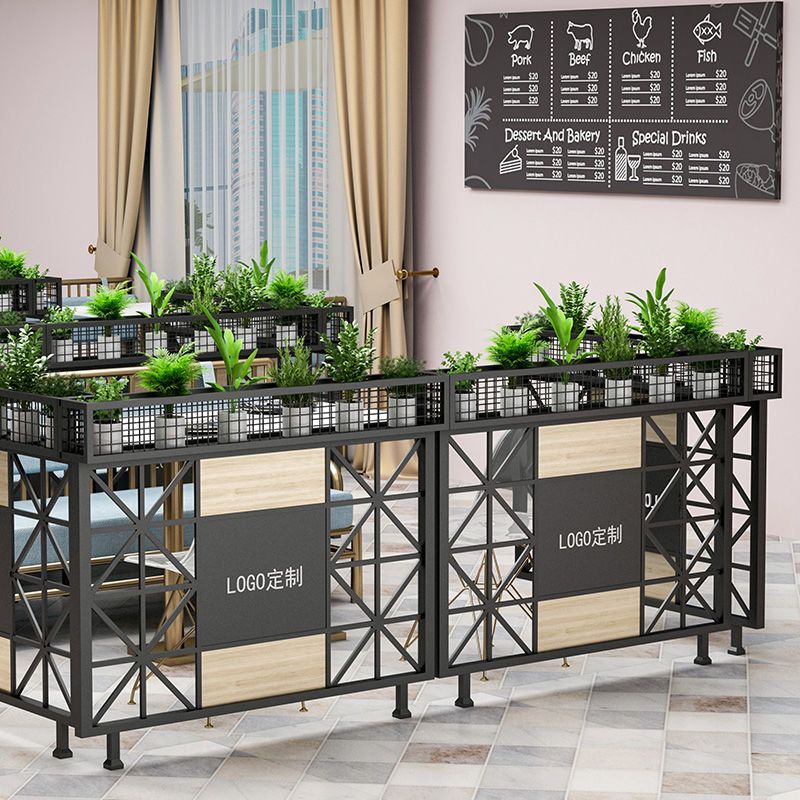 【最低價】【公司貨】餐廳簡約卡座矮隔斷屏風圍欄花架槽酒吧過道護欄奶茶店火鍋店隔斷 3