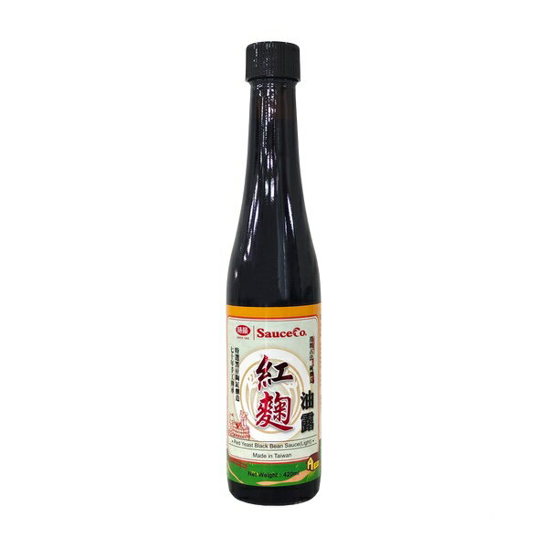 年終優惠【味榮】純釀紅麴黑豆油露420ml 超取限1組