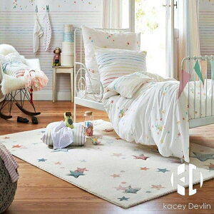 卡通加厚客廳地毯兒童益智地墊26個字母長方地毯臥室床邊可愛地毯【聚物優品】