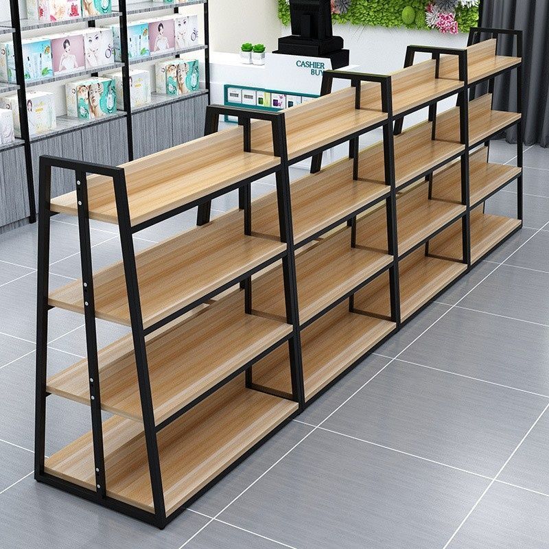 展示架展示櫃多層雙面組合超市貨架便利店文具店置物架 置物架 收納架 儲物架 落地架 層架 貨架 展示架
