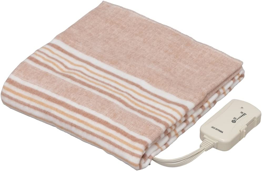 【日本代購】IRIS OHYAMA 電熱毯 可水洗 140×80cm EHB-1408-T