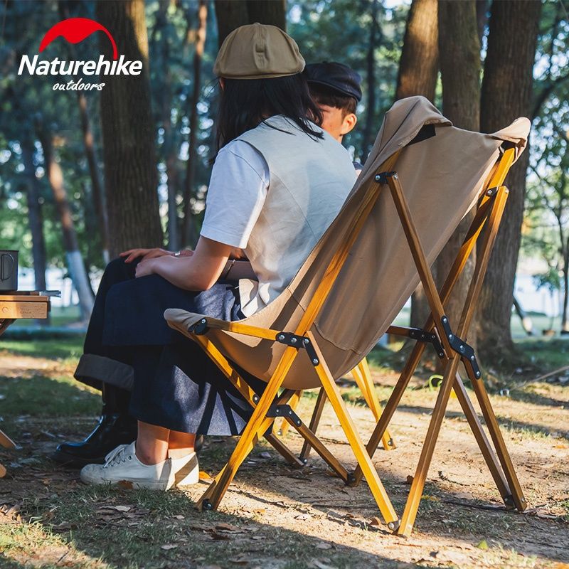 Naturehike挪客鋁合金靠背折疊椅便攜戶外休閑沙灘椅露營寫生椅子