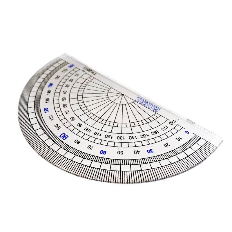 小青蛙 定規量角器 TY-2011/一個入(定10) 分度器 180度 量角尺 角度尺 繪圖尺 透明尺 塑膠尺 小學生文具 學生文具用品 -萬-阡【APP滿額下單4%點數(單一帳號最高1000點)】7/31止 2