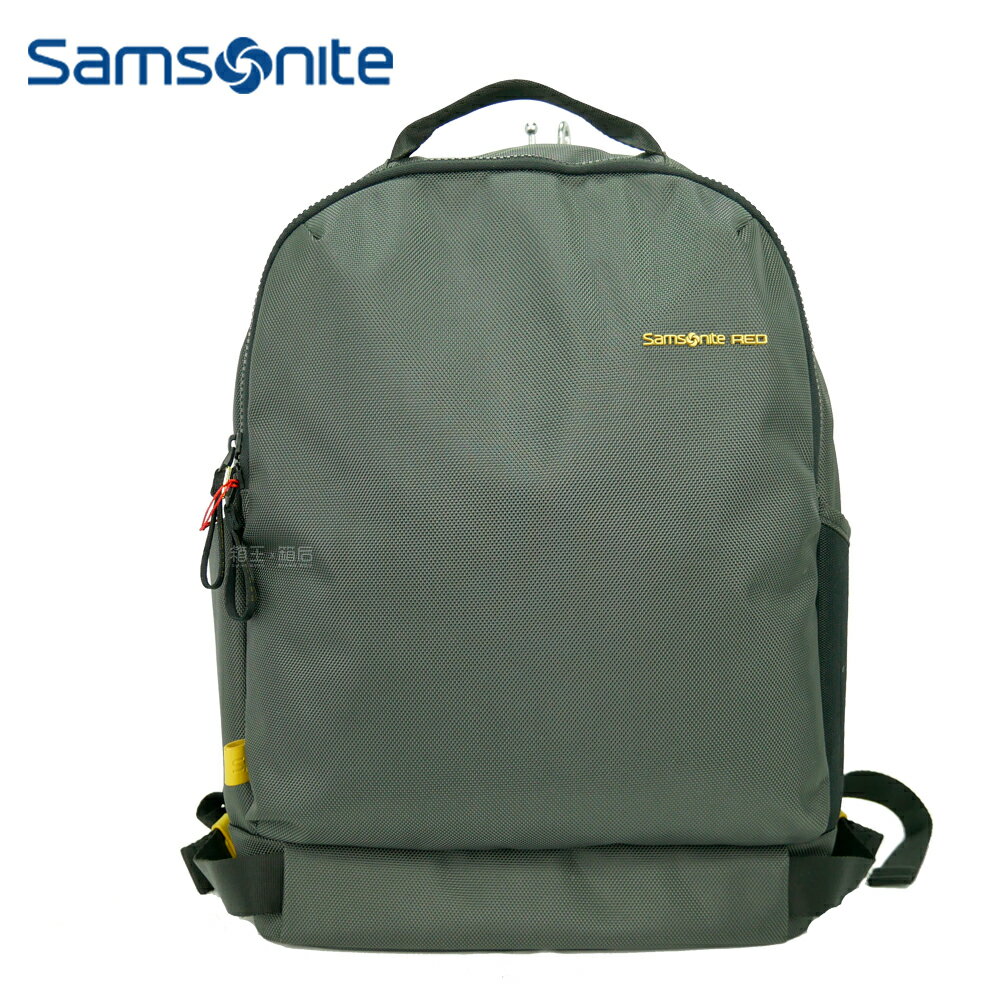 Samsonite Red 新秀麗 15吋筆電包 休閒後背包 後背包 公事包 電腦包 AU5*18003 (深灰色)