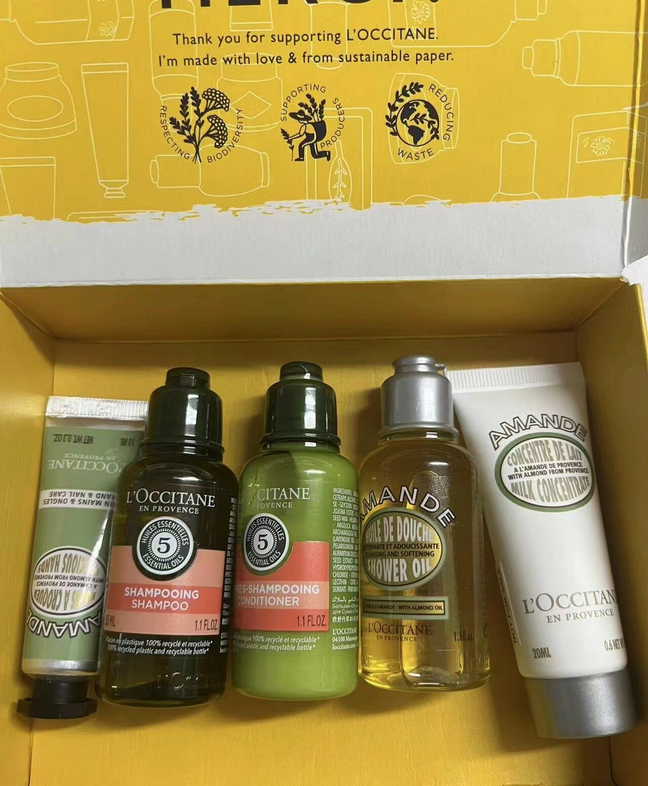 L'Occitane歐舒丹旅行5件組/聖誕禮物