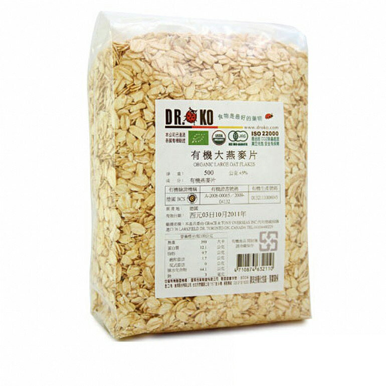DR.OKO德逸 有機大燕麥片 500g