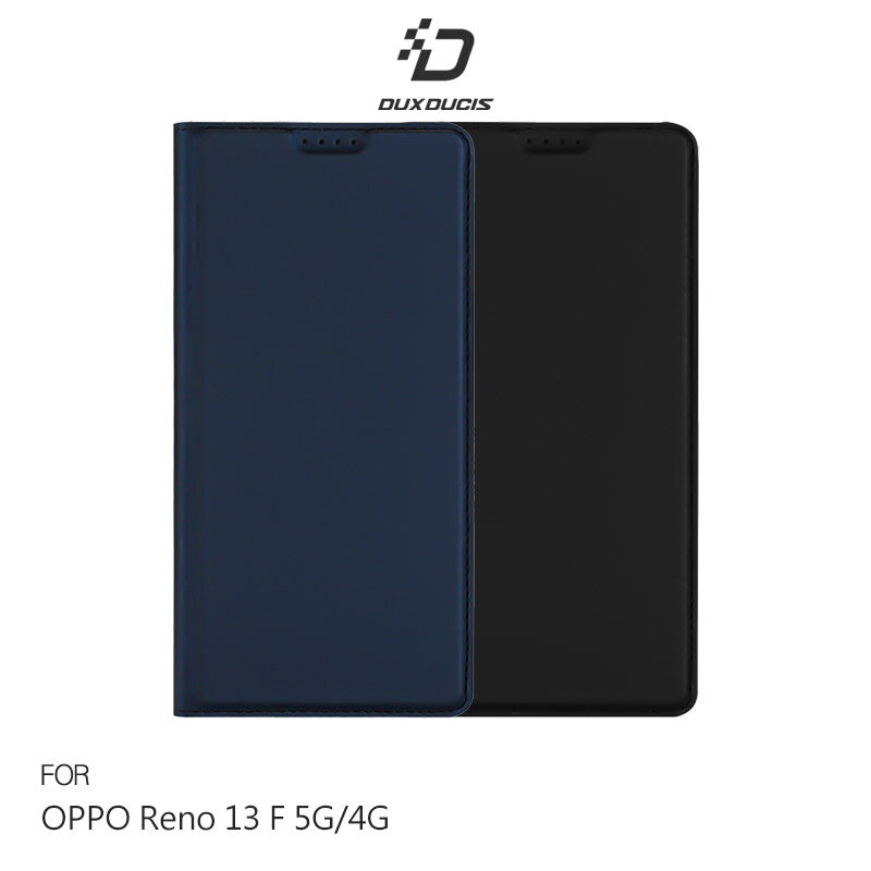DUX DUCIS OPPO Reno 13 F 5G / Reno 13 F 4G SKIN Pro 皮套 側翻皮套 插卡 可立 保護套 手機套 膚感皮套