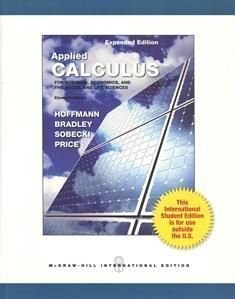 Applied Calculus for Business, Economics, and the Social and Life Sciences (11版) Hoffmann 2012 McGraw-Hill-華通書坊-美食甜點推薦