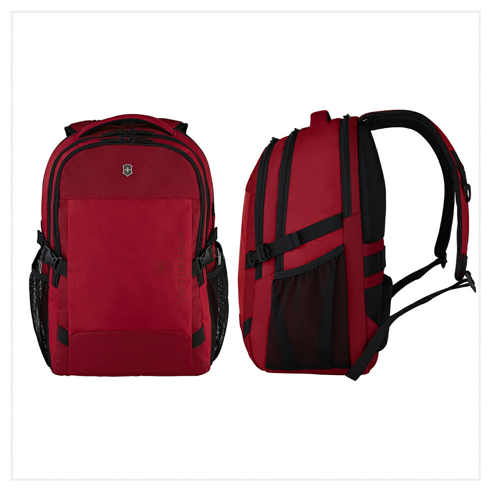 VICTORINOX 瑞士維氏 VX SPORT EVO Daypack 16吋 後背包 36*49*27 紅/藍/黑 611411/611412/611413 4