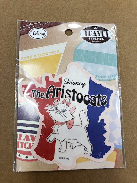 【震撼精品百貨】The Aristocats Marie 迪士尼瑪莉貓 行李箱貼紙-造型34614 震撼日式精品百貨