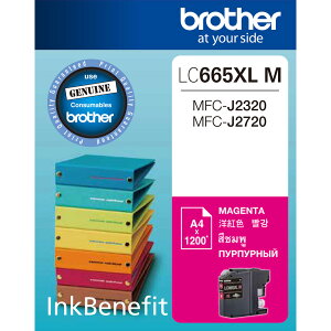 Brother LC665XL-M 原廠超高容量紅色墨水匣