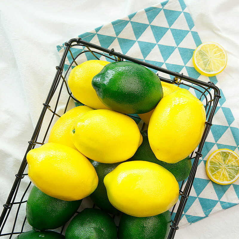 仿真水果檸檬食品拍照道具美食ins攝影道具背景擺件拍攝道具