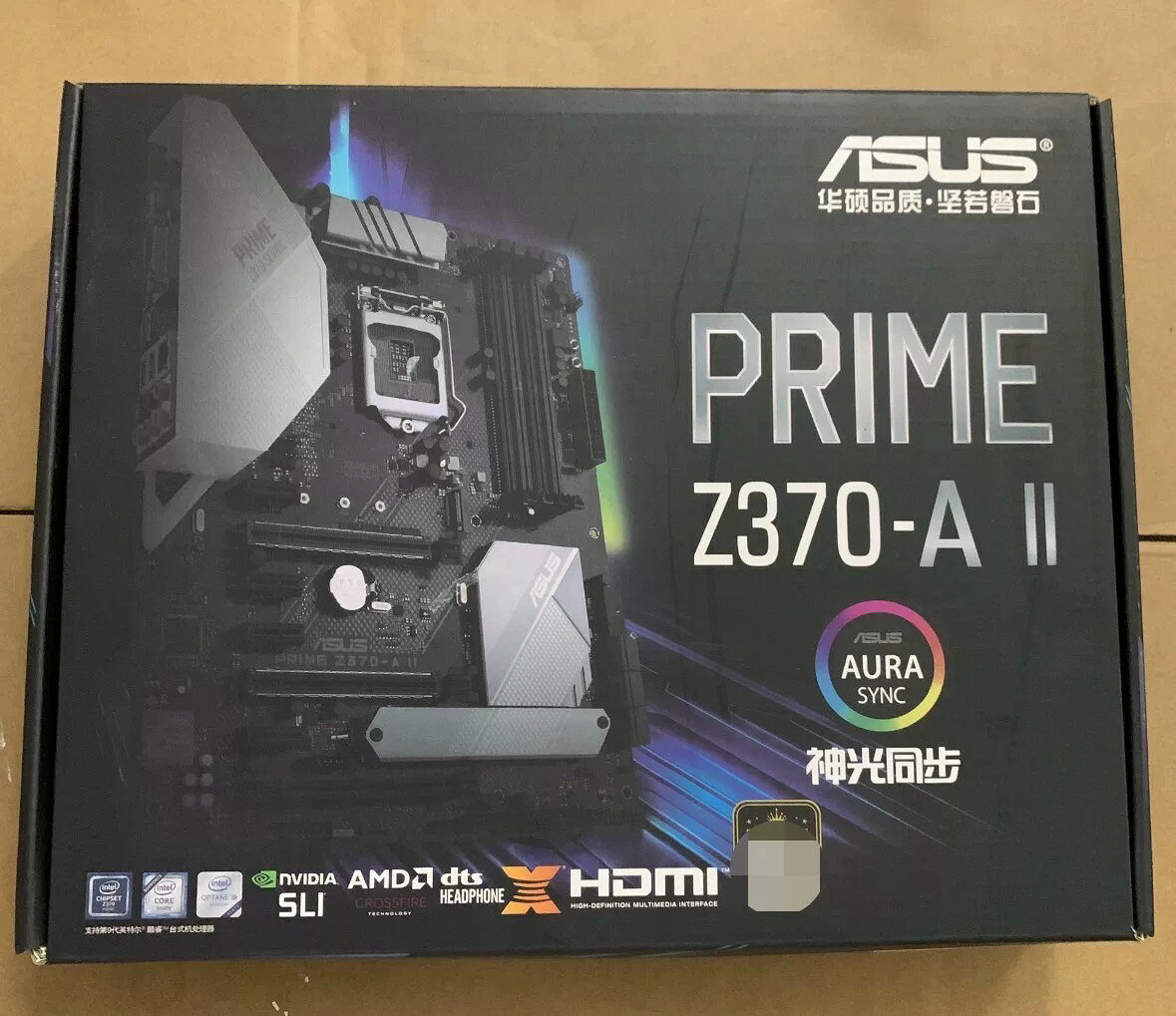 華碩 PRIME Z370-A II 主機板 現貨 箱說齊全 原廠正品 電腦主機板 電競主機板 支援Intel 工作室推薦