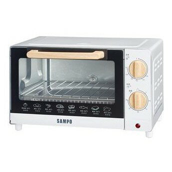 ★福利品★SAMPO聲寶 10公升精緻木紋電烤箱 KZ-CB10 超取一臺一張訂單