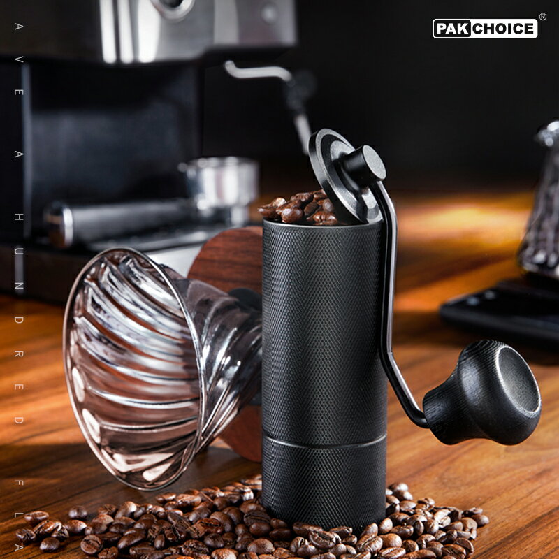 手搖咖啡磨豆機咖啡豆研磨機手動器具軸承定位家用小型手磨咖啡機