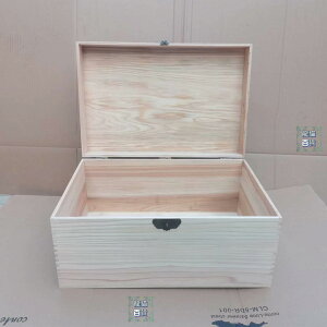 實木杉木木箱用帶鎖棉被儲物收納整理箱大號長方形木箱定製