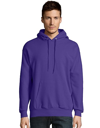 hanes purple hoodie