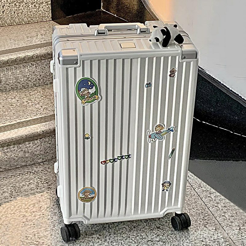 行李箱日本款 鋁框行李箱26寸密碼拉桿箱萬嚮輪30旅行箱20男女皮箱子