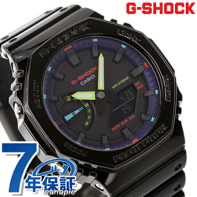 G-SHOCK クオーツGA-2100RGB-1A アナログ-デジタル2100シリーズ