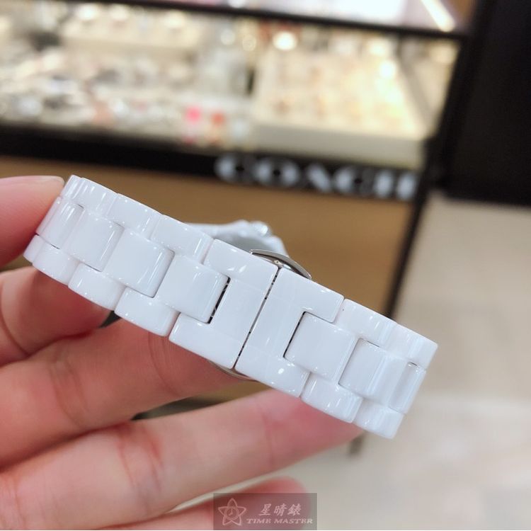 點數9%★COACH手錶,編號CH00076,32mm白圓形陶瓷錶殼,白色簡約, 中三針顯示, 陶瓷款, 鑽圈錶面,白陶瓷錶帶款,找尋好久就是這款!, 立體感十足!【APP下單享9%點數上限5000點】 1