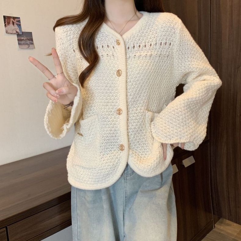 毛衣法式小香風開衫女上衣款設計感時尚百搭小眾氣質秋季新