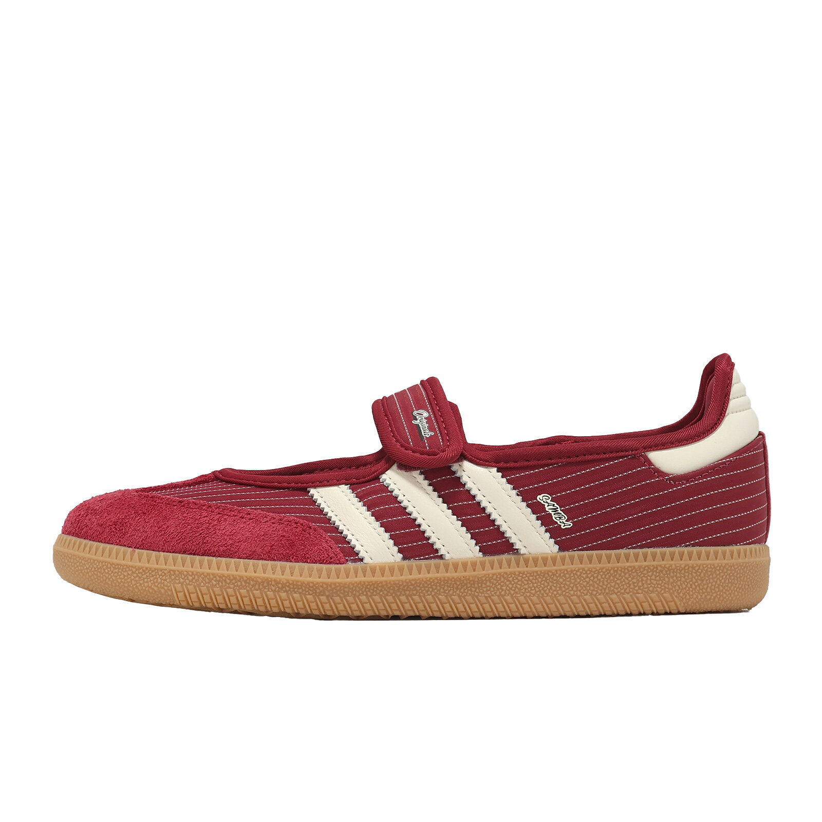 adidas 愛迪達 休閒鞋 Samba Jane W 女鞋 紅 魔鬼氈 復古 瑪莉珍鞋 膠底 KH7833