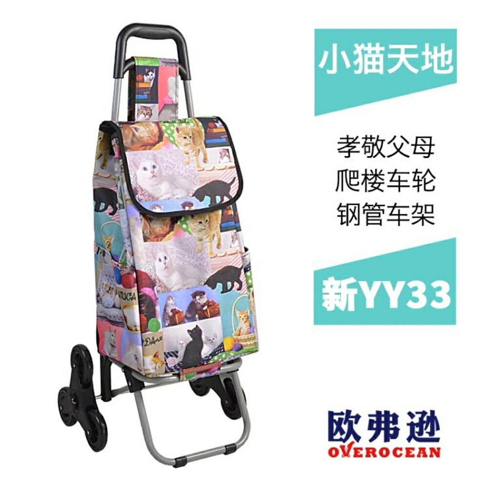 YY29買菜購物車 便攜拉桿車小拉車可摺疊 購物買菜車 WD 全館免運