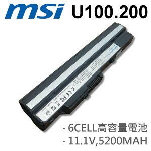MSI 6芯 日系電芯 U100 U200 電池 BTY-S12 U90 U100 U100X U110 U115 U120 U123 U130 U135 U200 U230 BTY-S11