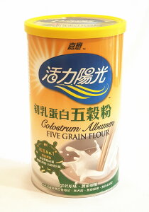 活力陽光 初乳蛋白五穀粉 500公克/罐 (保健食品/產地美國&台灣)