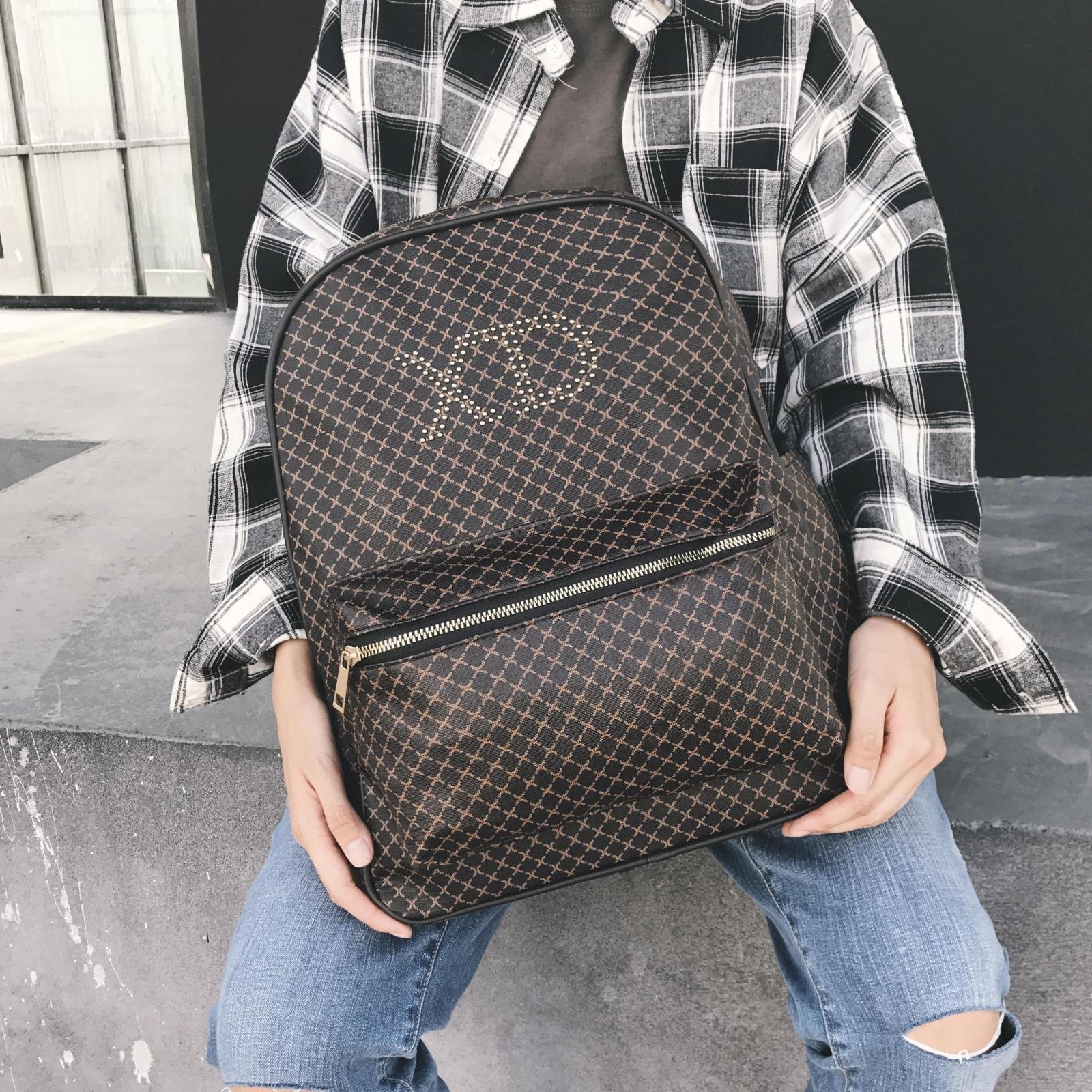 FINDSENSE品牌 韓國 新款 百搭 時尚 潮流 雙肩背包腰包 錢包 側背包 書包 旅行包 潮流