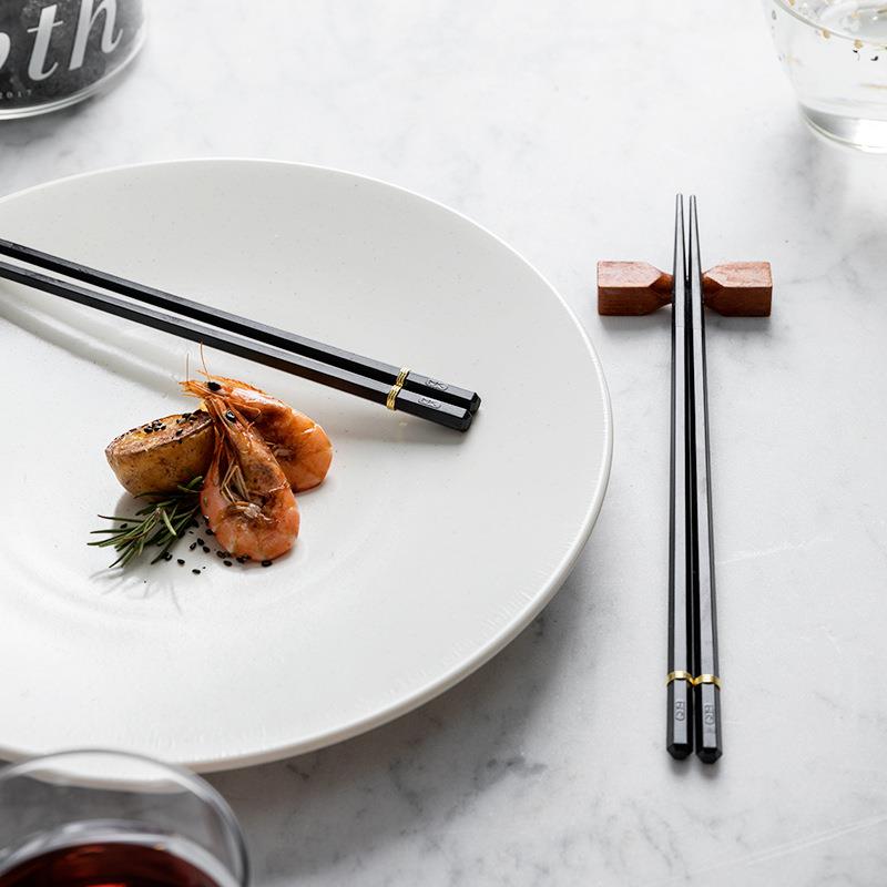 日式筷子尖頭極細家用高檔耐高溫不發霉防滑精致高端商用餐飲酒店 4