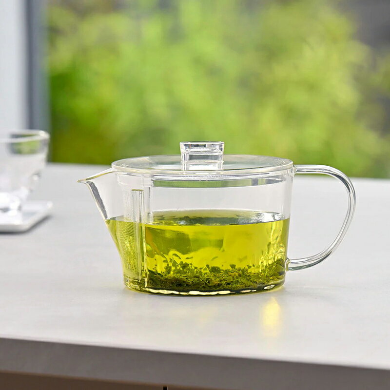 《HARIO》晶透濾沁茶壺 450ml 日本製 Tritan透明濾茶壺 泡茶壺 露營/居家必備 FIK-45-T