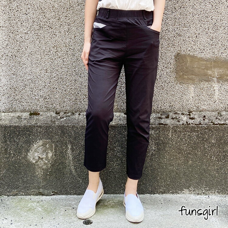 寬版休閒輕盈涼感褲(M-XL)  【B960556】