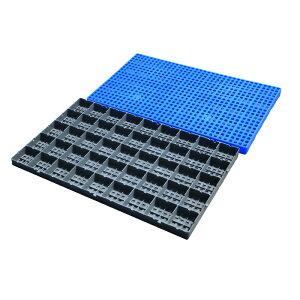 加厚塑料托盤網格防潮板地墊板倉庫棧板地臺板塑料膠板寵物托墊板