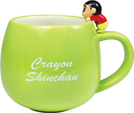 大賀屋 日貨 蠟筆小新 馬克杯 杯子 水杯 茶杯 陶瓷杯 杯 咖啡杯 卡通杯 禮品杯 小新 正版 J00017929