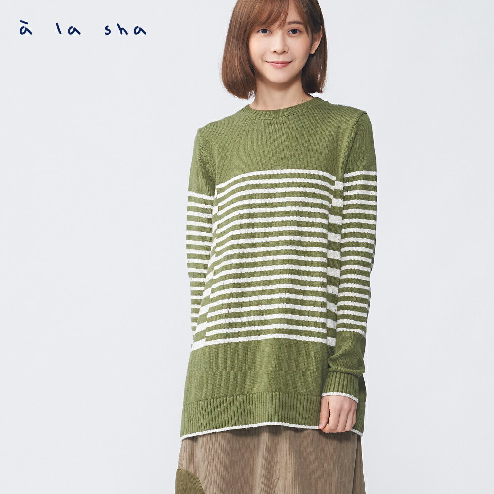 a la sha 貓咪耳朵長袖針織上衣